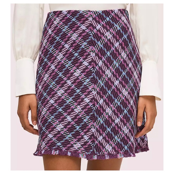 Kate Spade • Tweed Shimmer Skirt • Size 0 - Picture 1 of 7